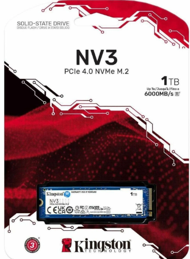 SSD Kingston 1TB NV3 PCle 4.0 NVMe M.2
