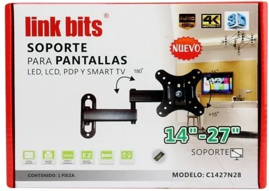 Soporte Articulado Link bits 14&quot;-27&quot; CI427N28B