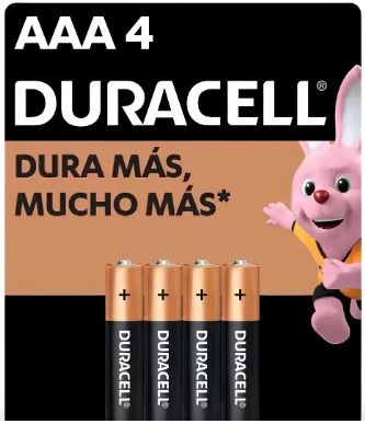 Baterias AAA4 DURACELL