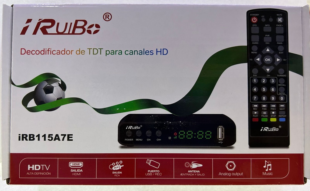 Decodificador IRUIBO IRB115A7E