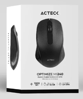 Mouse Inalámbrico ACTECK OPTIMIZE MI240