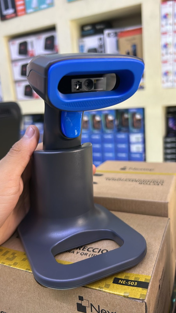Lector omnidireccional de codigo de barras y QR Nextep NE-503