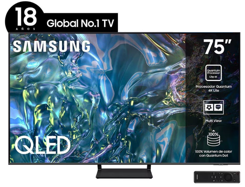 Pantalla SAMSUNG 75" QLED 4K