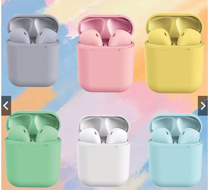 audifonos tipo inpd12 colores