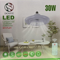 Lampara Ventilador de Techo DOSYU DY-FL01
