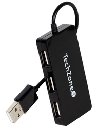 Hub 4 puertos Tech Zone ACCTCH8150