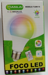 Foco LED 16 colores con control TLBM19