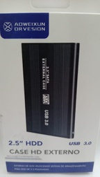 Gabinete negro AOWEIXUN disco duro 2.5" 10059